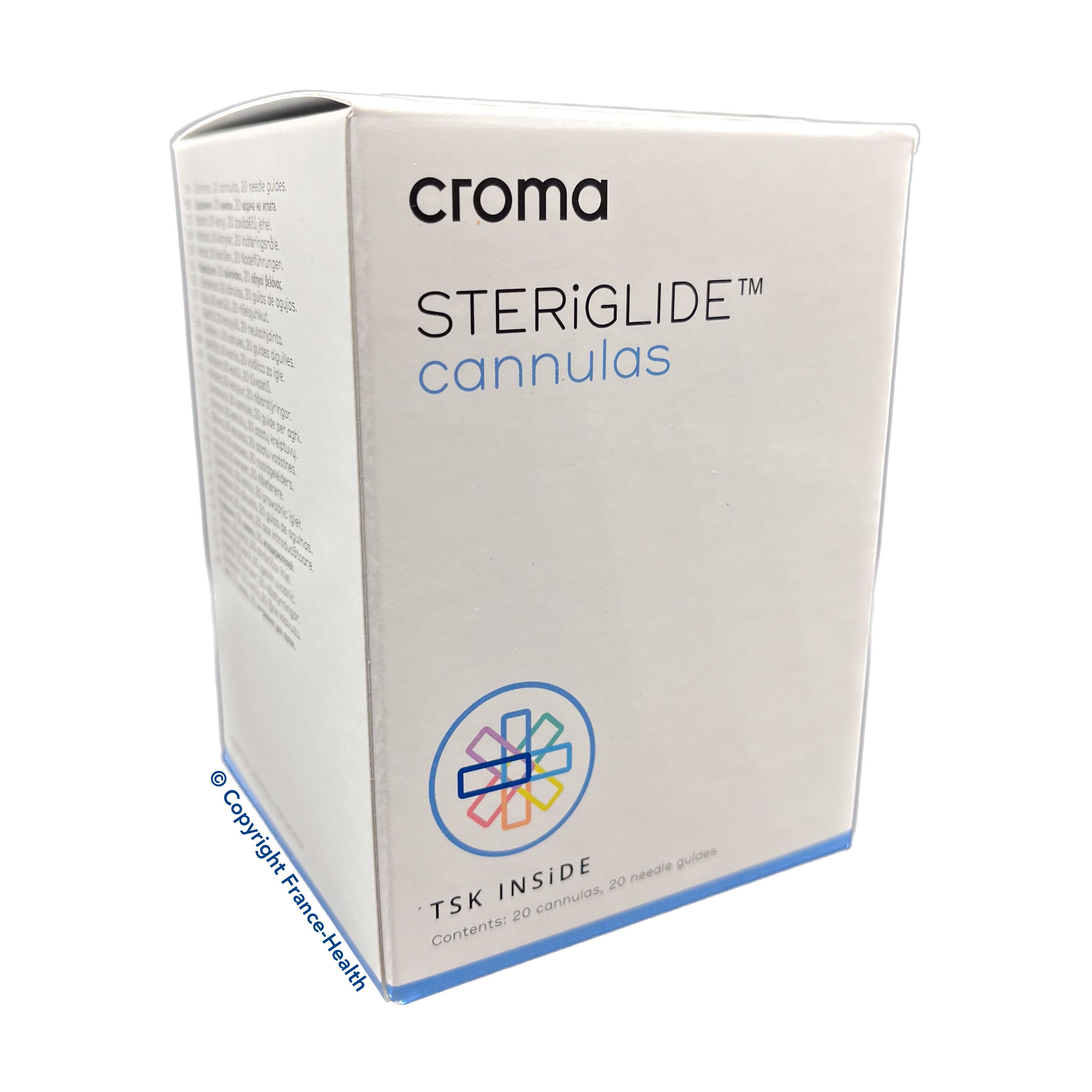 CANNULAS 27Gx38mm -1-1/2 INCH/20 TSK STERIGLIDE CROMA — TSK / Croma