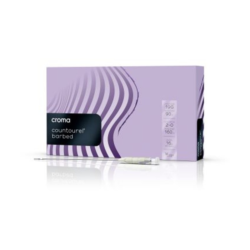 COUNTOUREL BARBED 19G W / 90mm CROMA